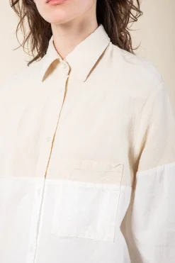 Bonding Shirt in Natural/White