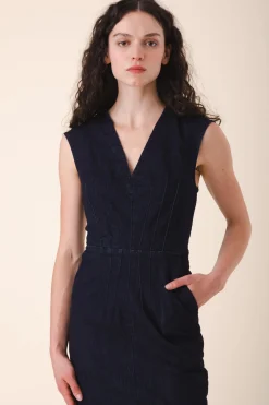 Bourbon Street Dress in Denim