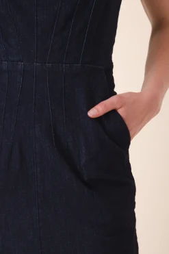 Bourbon Street Dress in Denim
