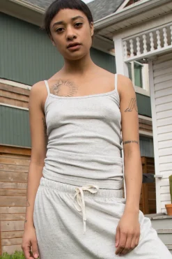 cami - organic cotton in heather