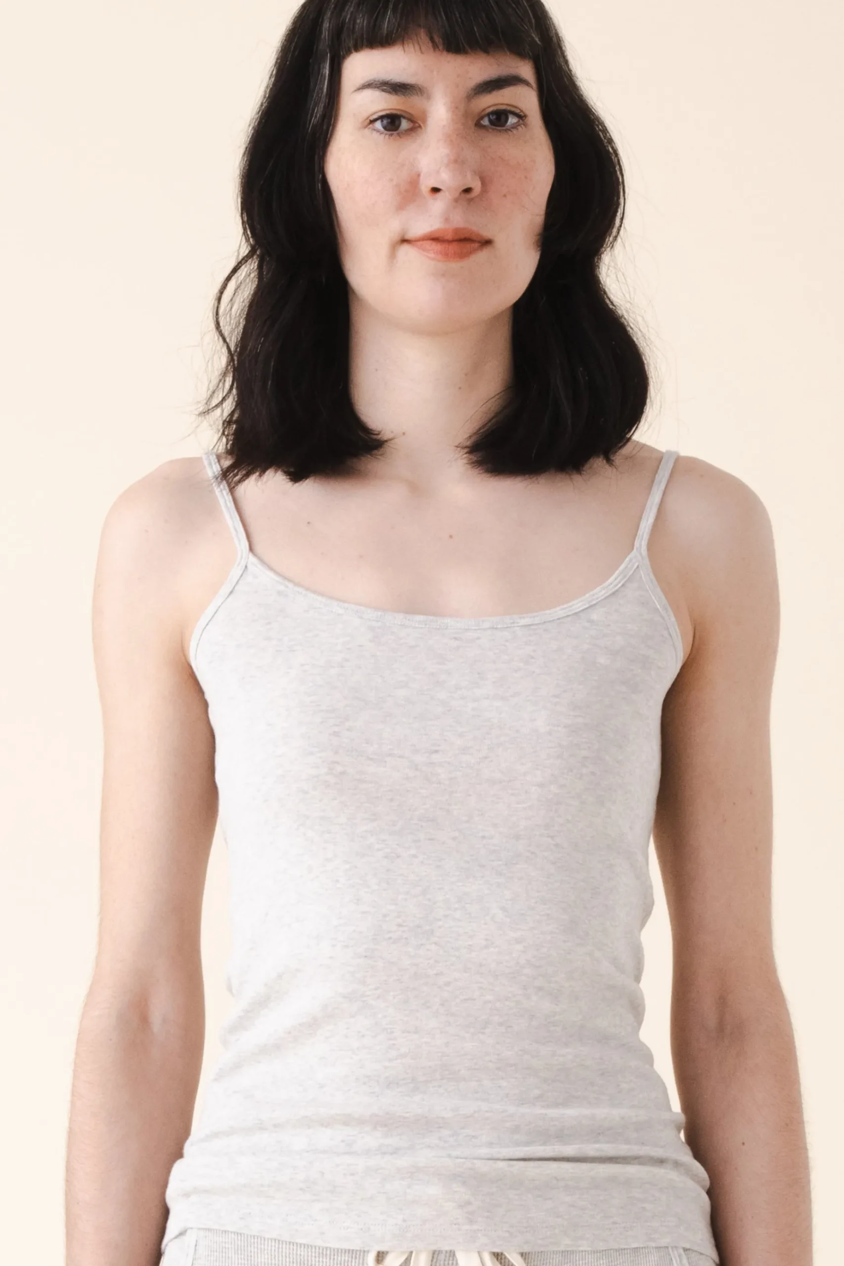 cami - organic cotton in heather