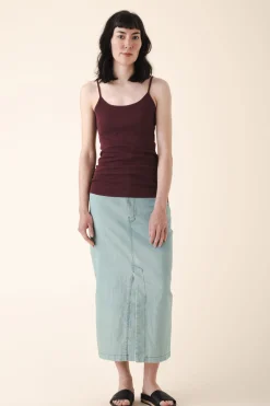 cami - organic cotton in sanguine