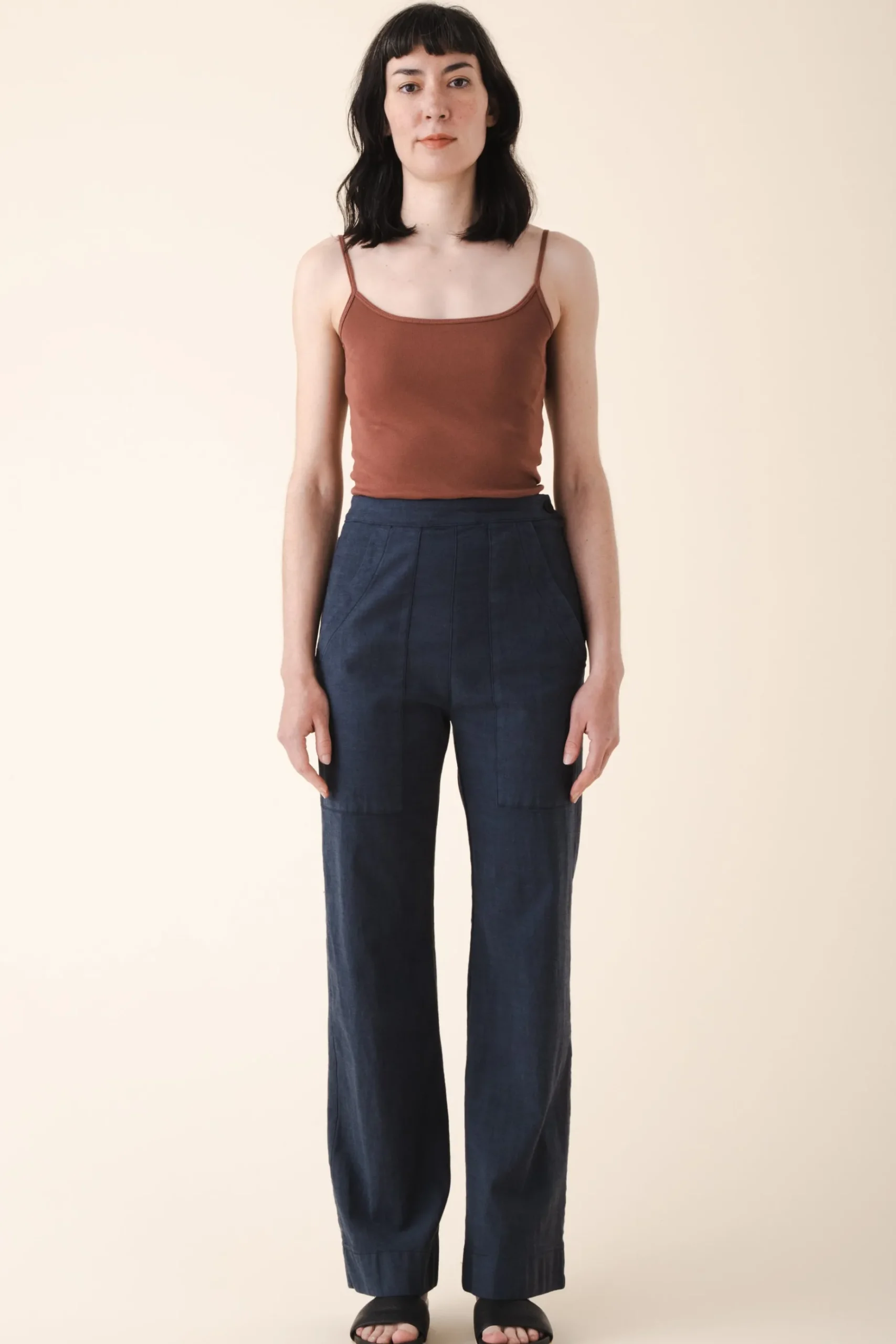cami - organic cotton in teak