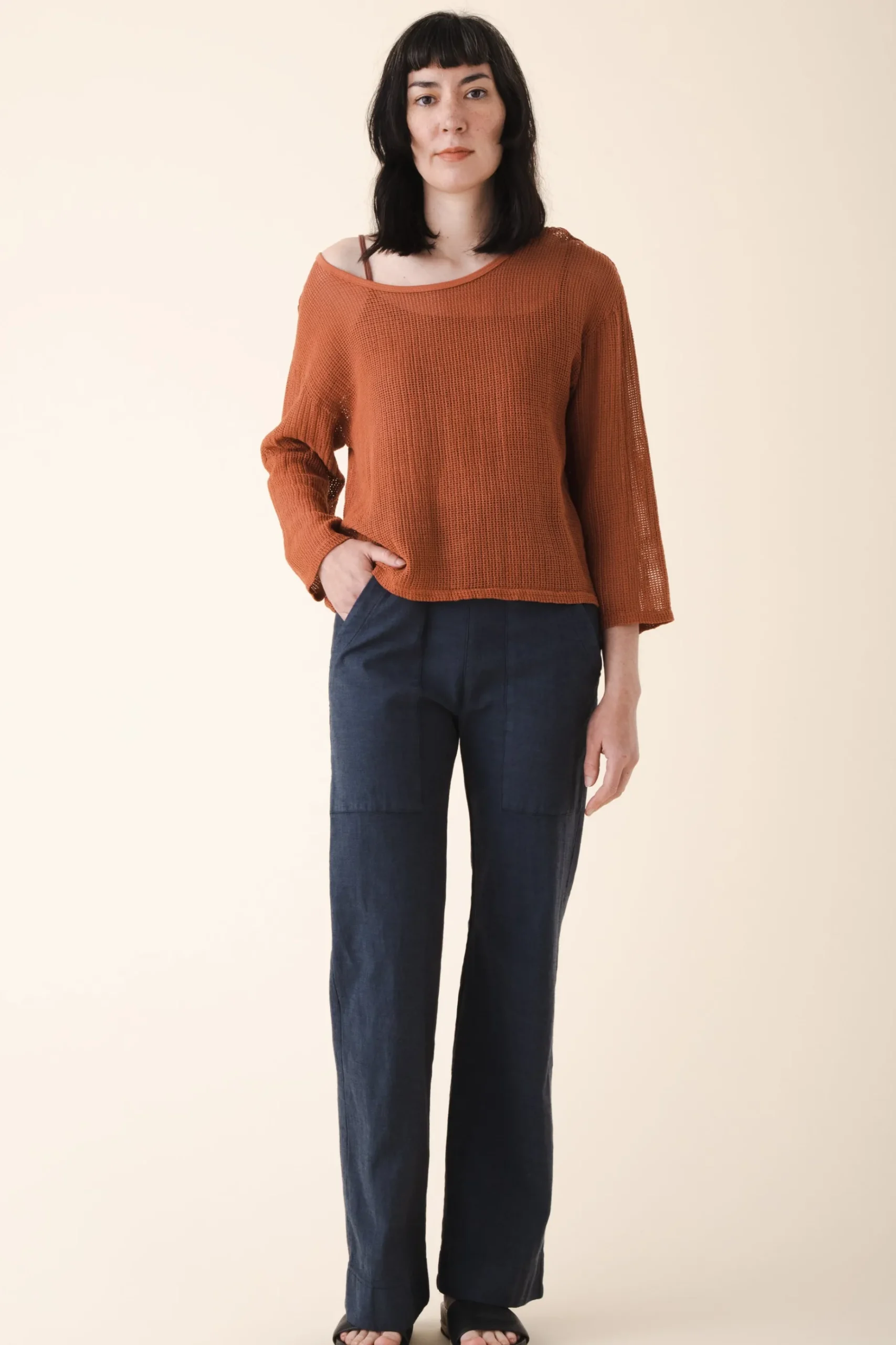 cami - organic cotton in teak