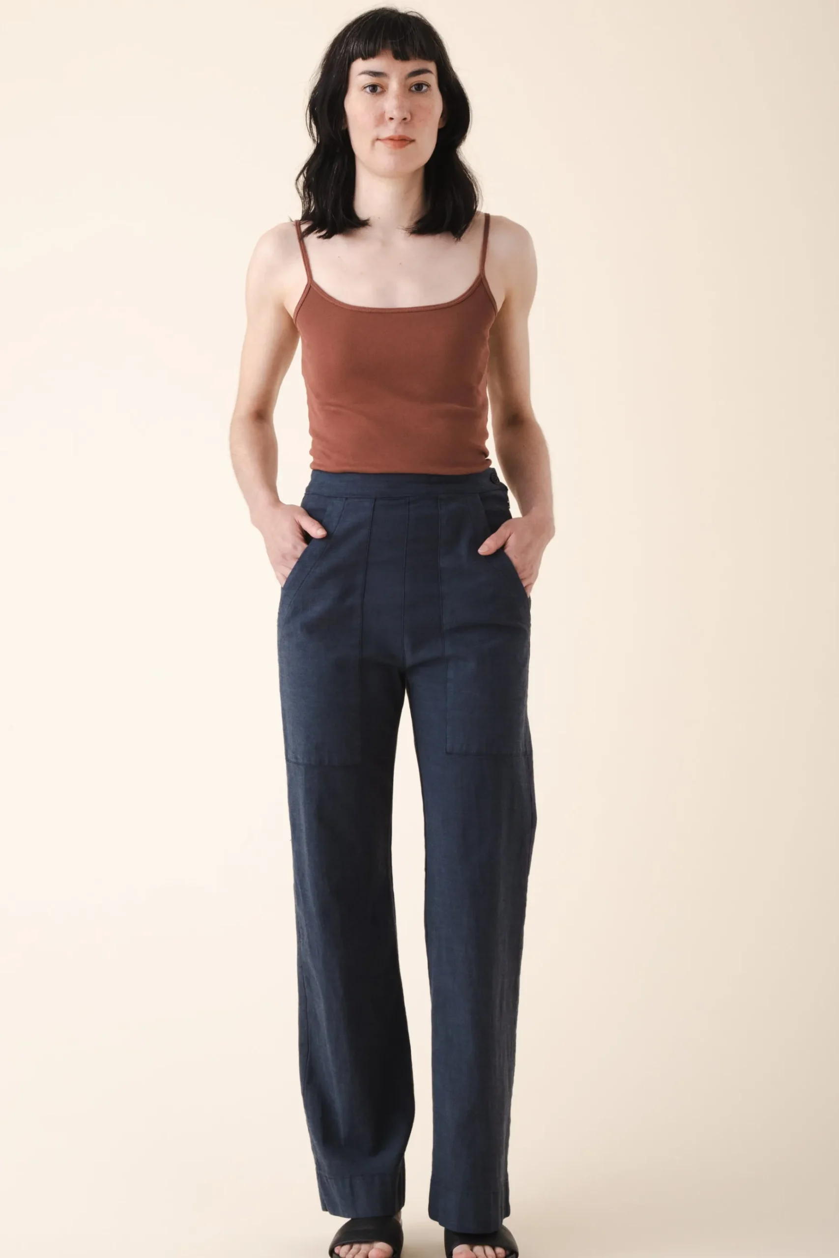 cami - organic cotton in teak