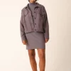 Canvas Utility Jacket in Dior Gray