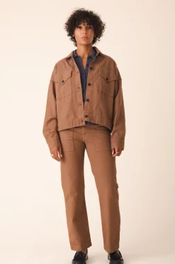 Canvas Utility Jacket in Carpenter