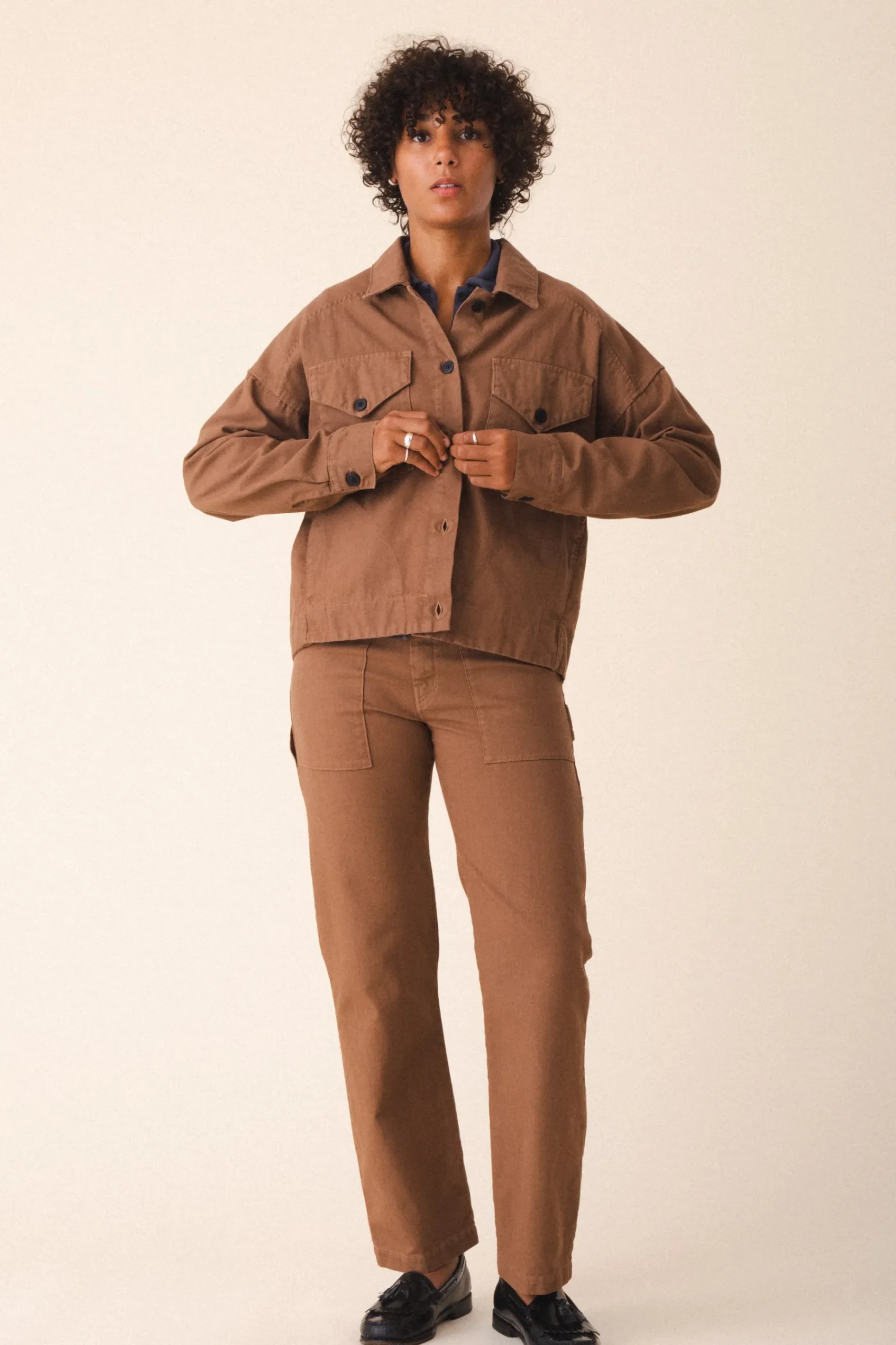 Canvas Utility Jacket in Carpenter