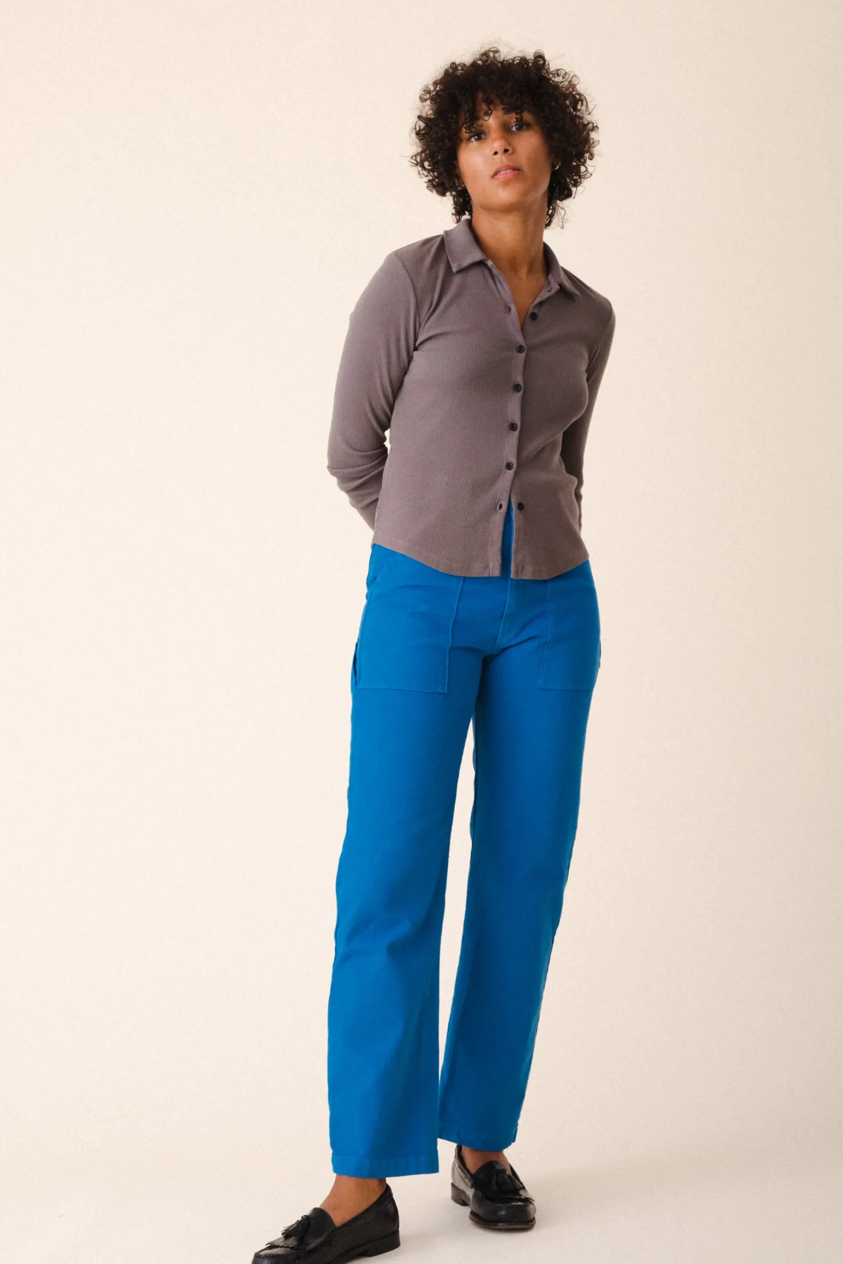 Cavalos Shirt in Dior Gray