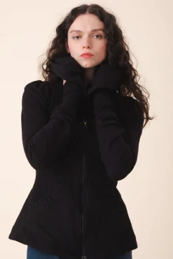 Cloak Hoodie in Black