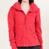 Cloak Hoodie in Lipstick