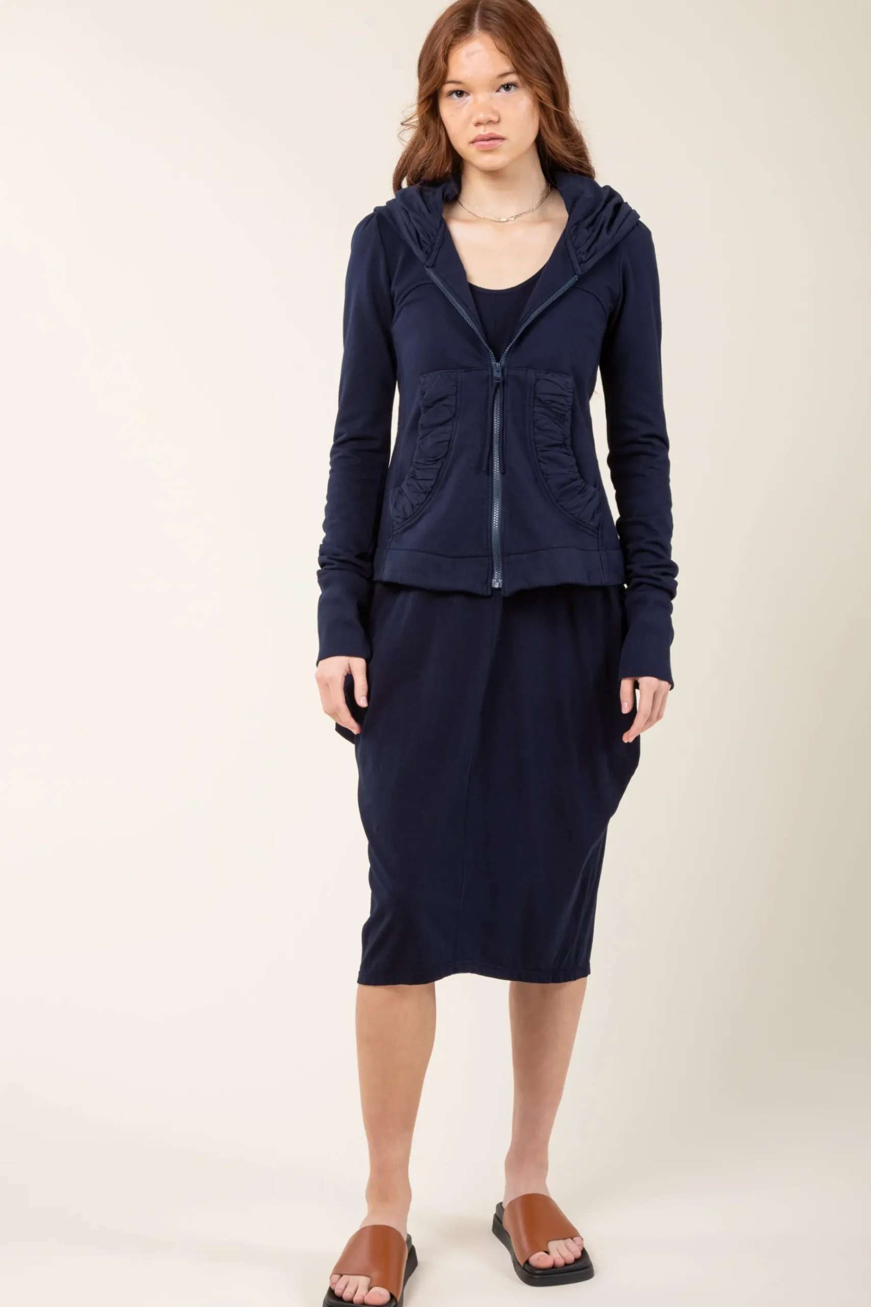 Cloak Hoodie in Midnight