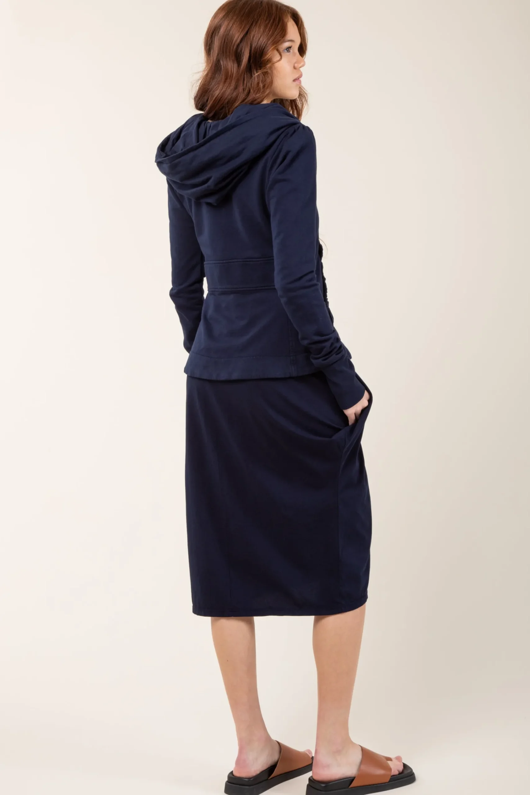 Cloak Hoodie in Midnight