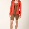 Cloak Hoodie in Papaya