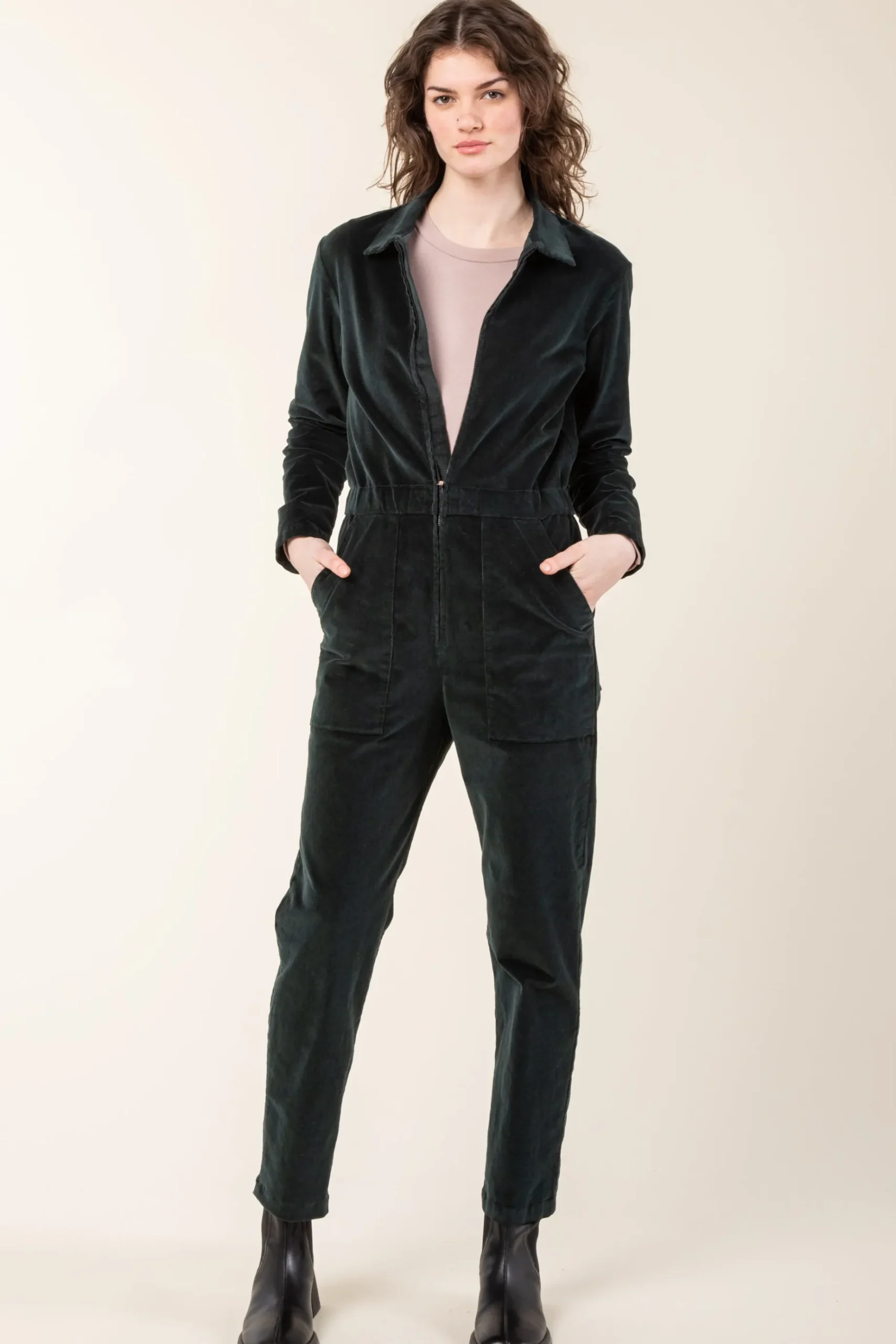 Corduroy Boilersuit in Galaxy