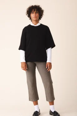 Denim Boiler Pant in Khaki