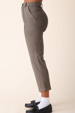 Denim Boiler Pant in Khaki