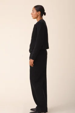 Denim Una Pant in Washed Black