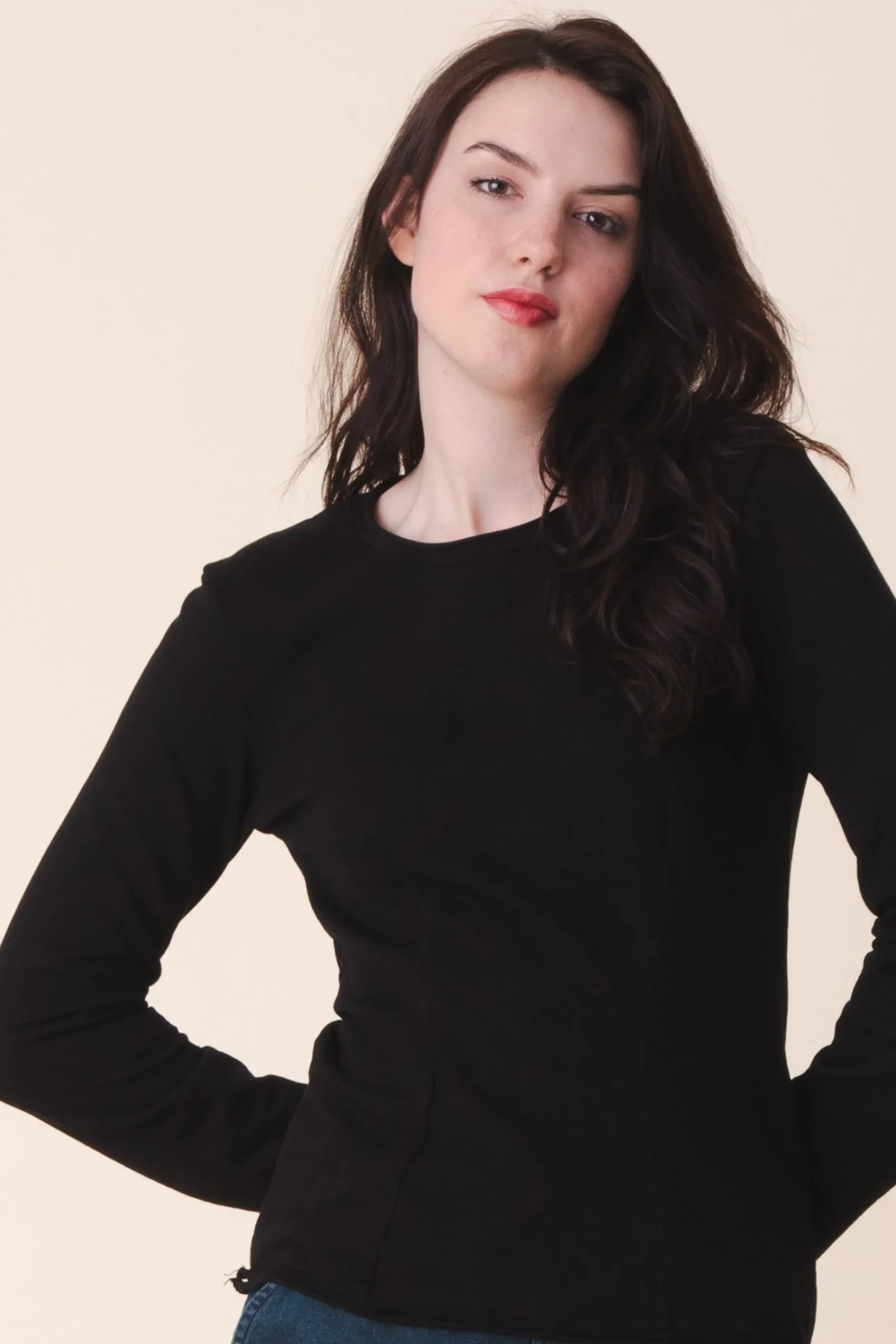 Dressmaker Sweater in Black