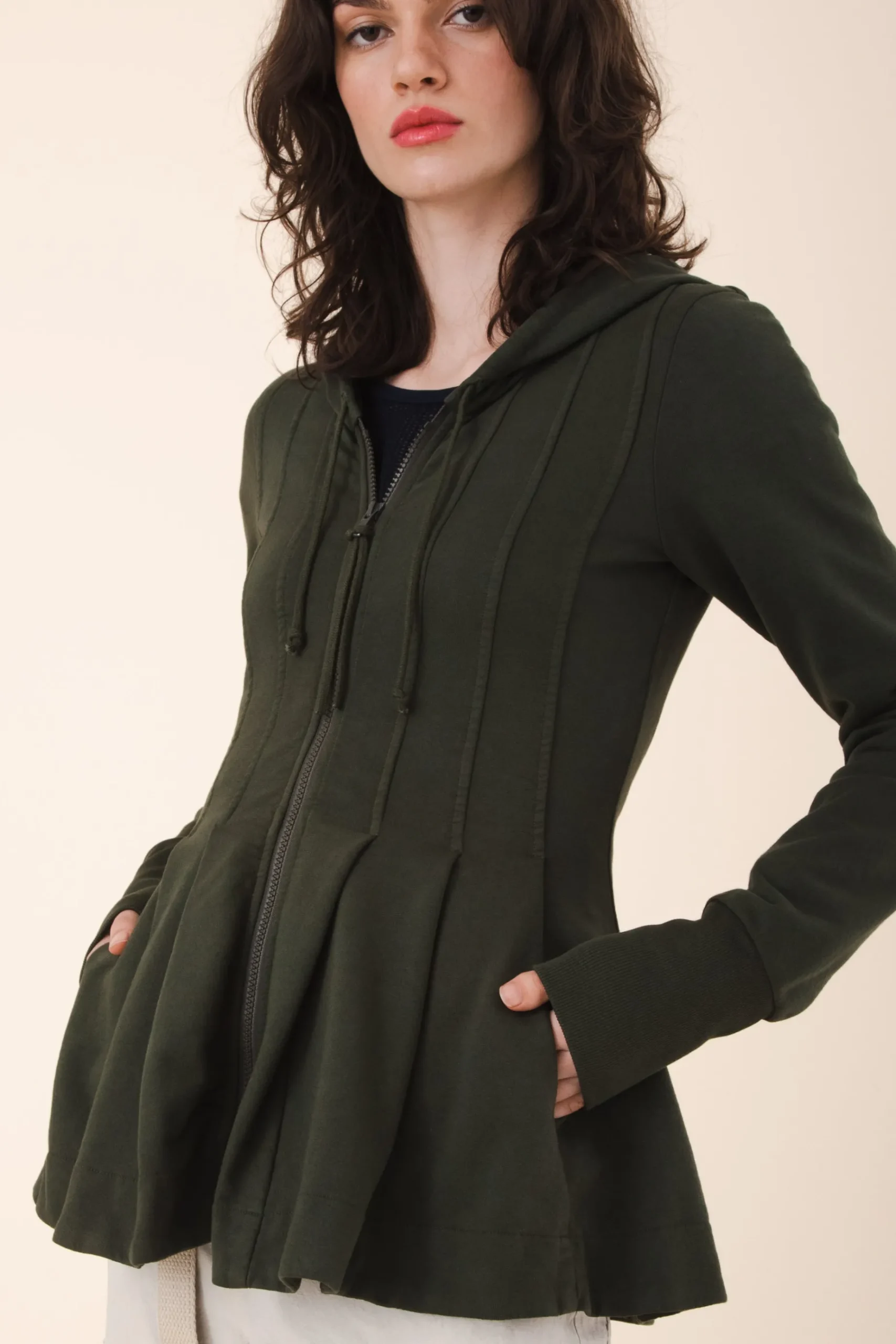 Fan Hoodie in Moss