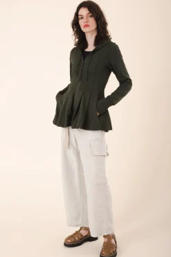 Fan Hoodie in Moss