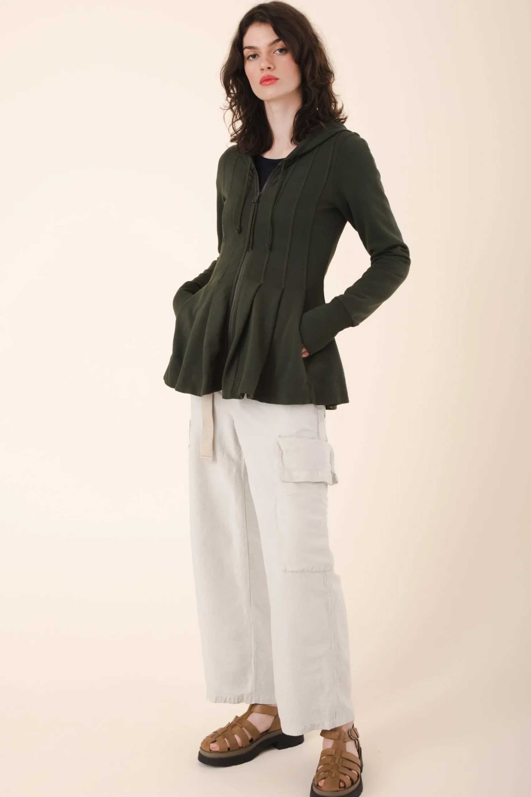 Fan Hoodie in Moss