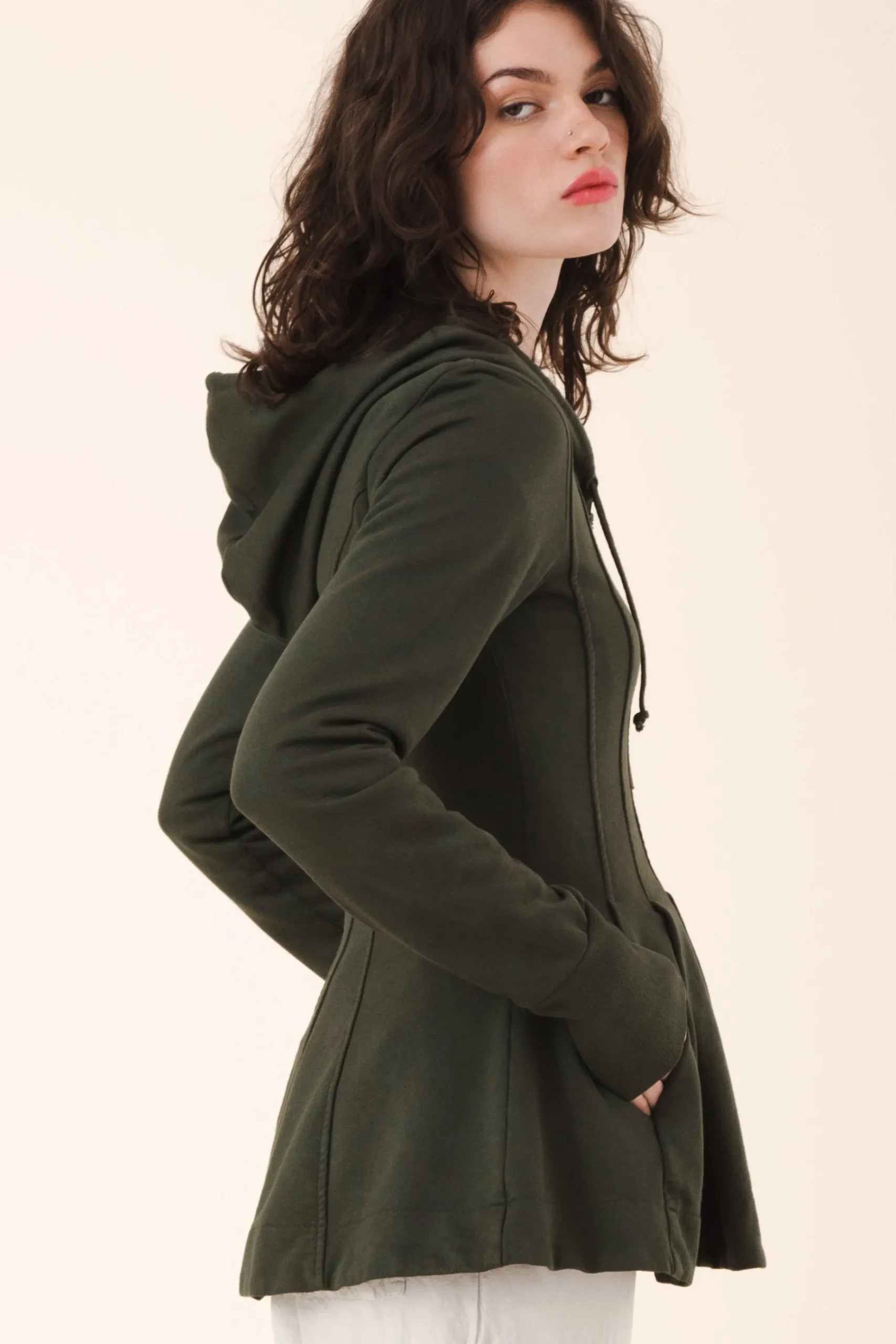 Fan Hoodie in Moss