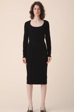 Florentine Dress in Black