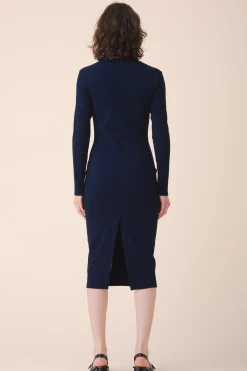 Florentine Dress in Midnight