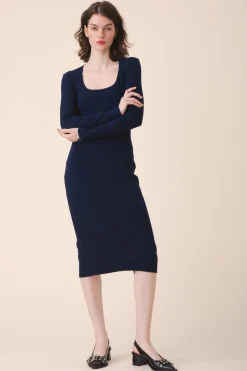Florentine Dress in Midnight