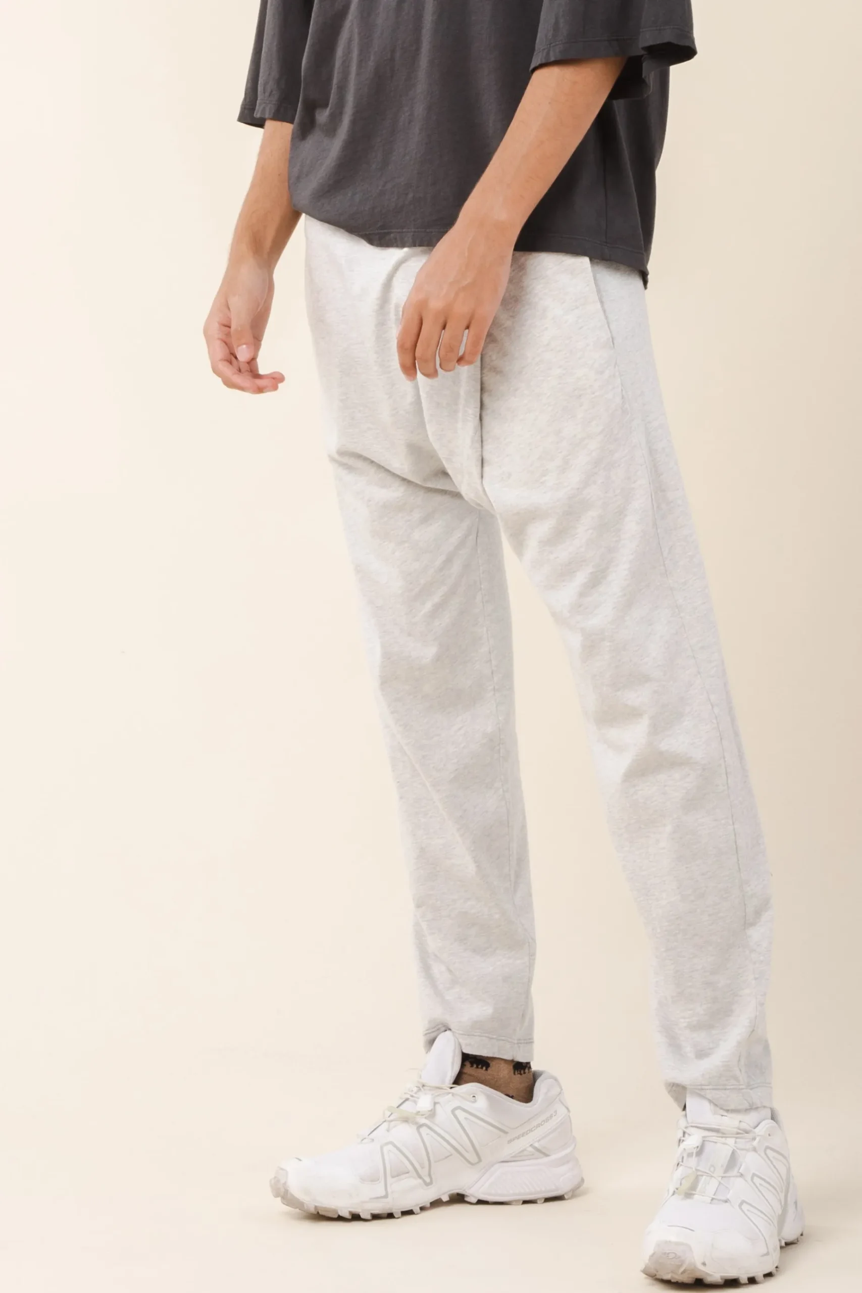 fold pant in heather