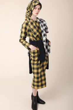 Fusion Dress in Green Tea