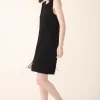 Heron Dress in Black