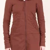 Long Cloak Hoodie in Redwood