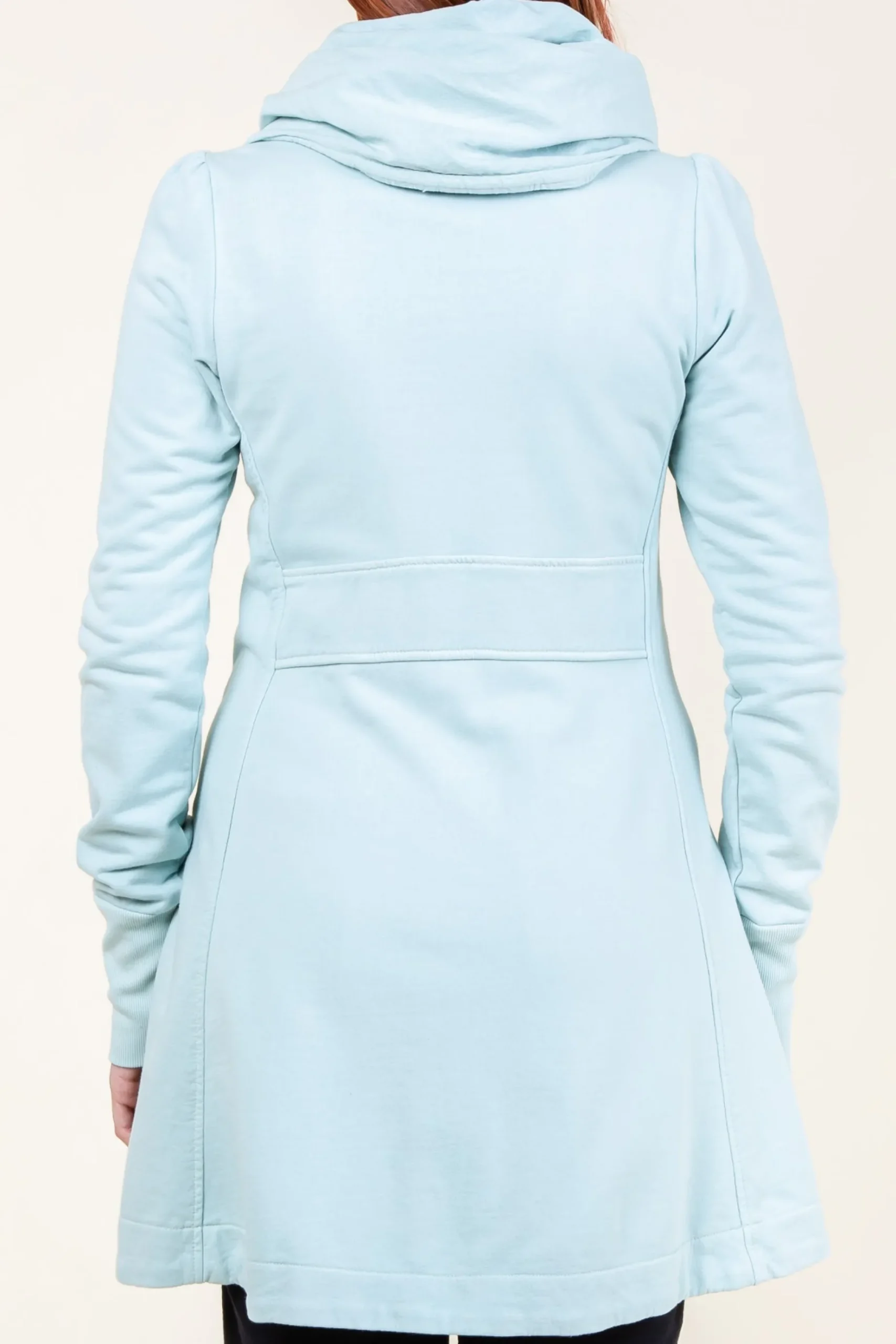 Long Cloak Hoodie in Robins Egg