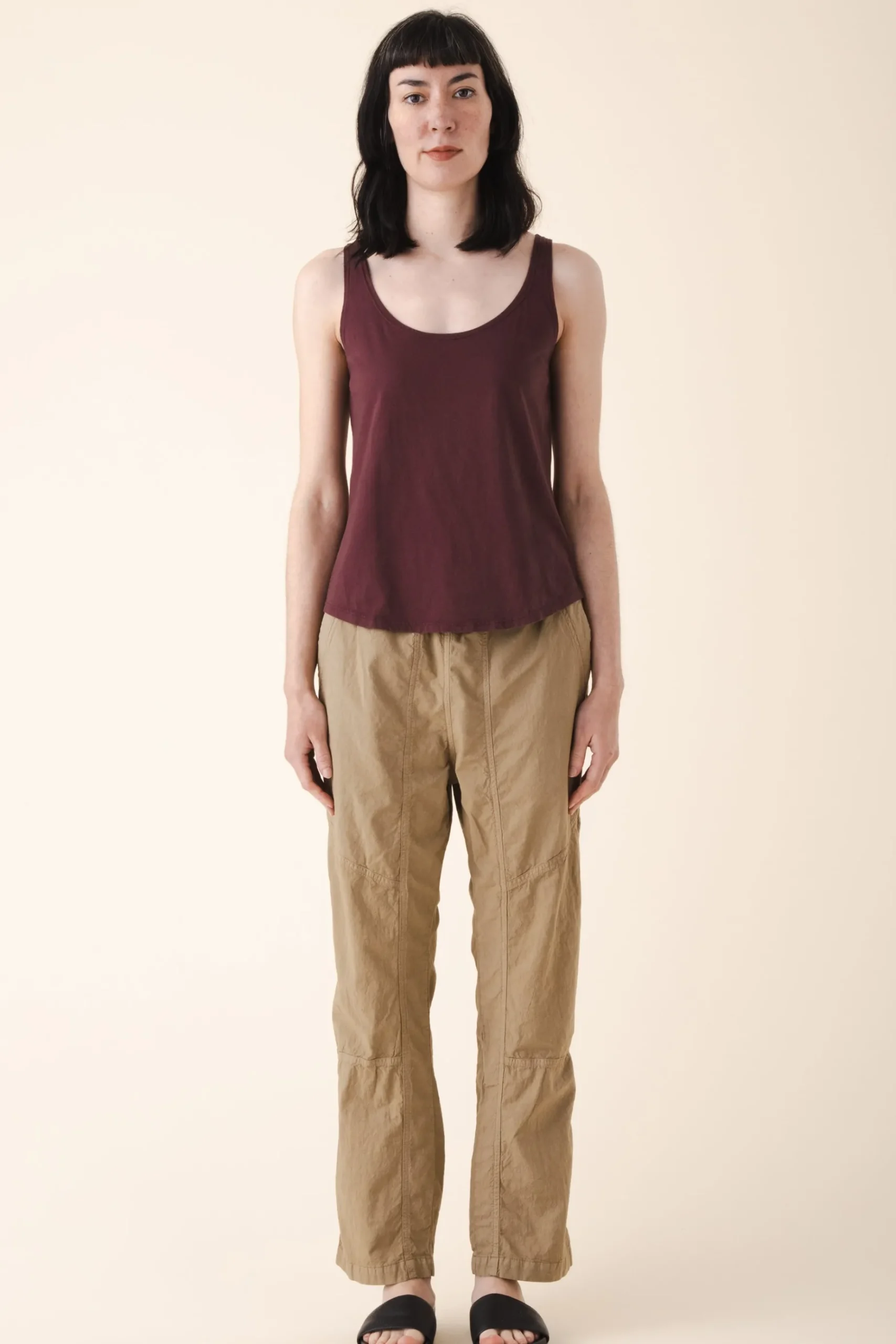 loose tank - organic cotton in sanguine