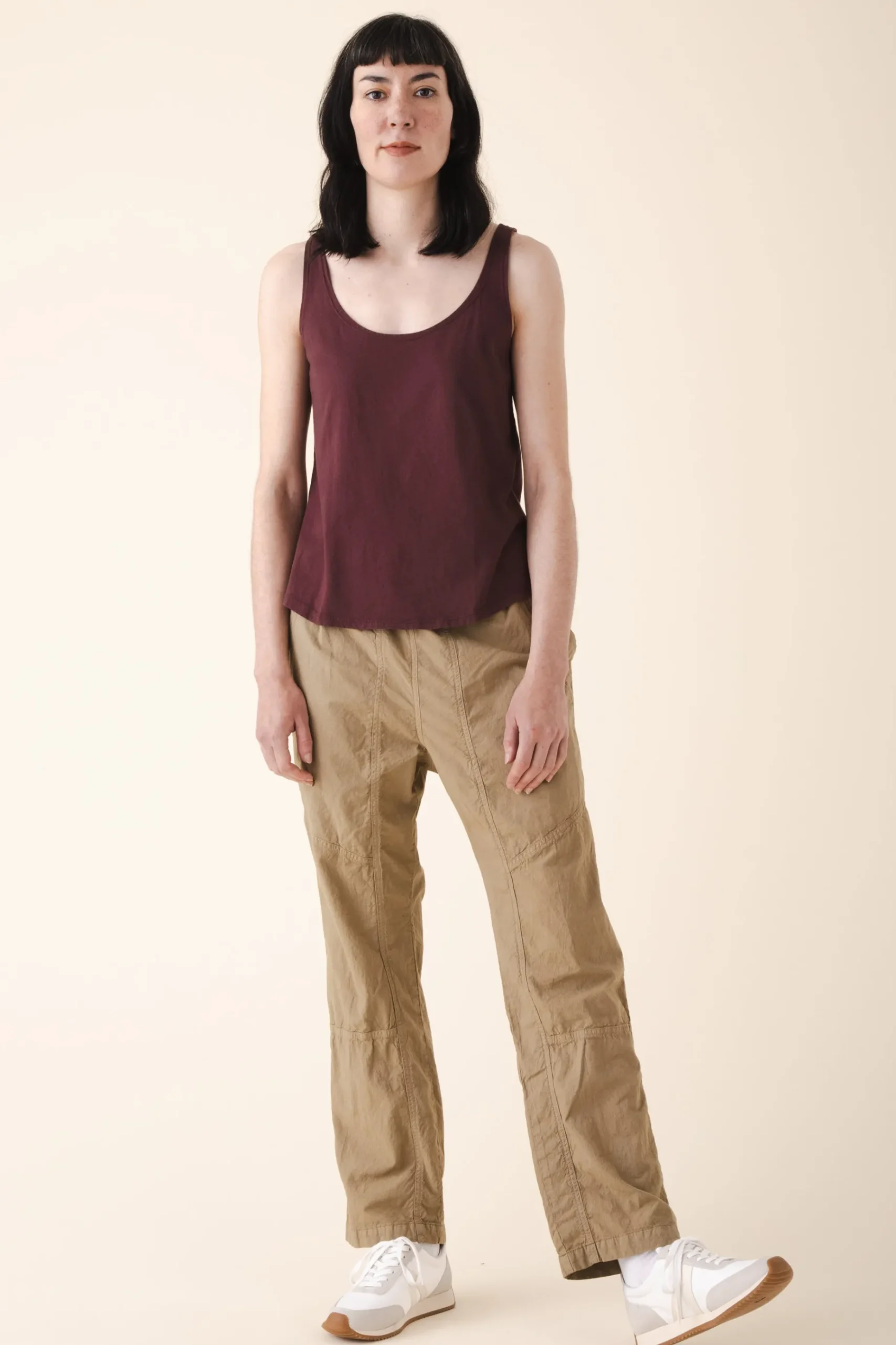loose tank - organic cotton in sanguine