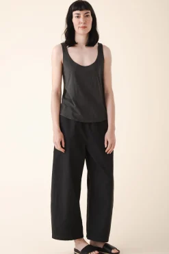 loose tank - organic cotton in dark green