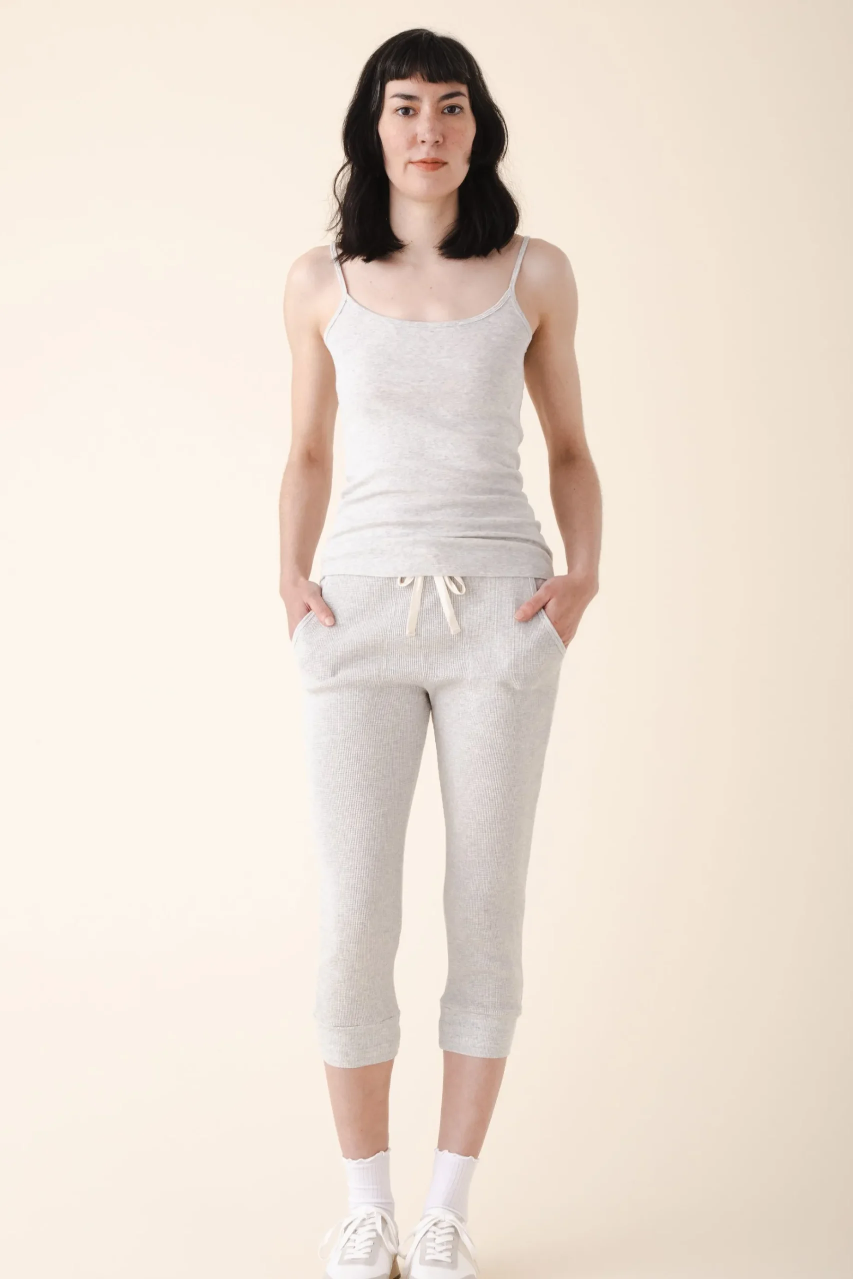 lounge pant in heather waffle