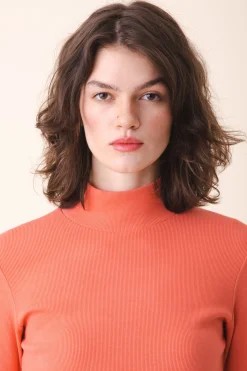 L/S Mockneck in Sea Shell