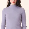 L/S Mockneck in Silver