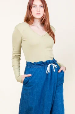 L/S Strong Shoulder in Sage