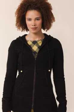 Mid Prairie Hoodie in Black