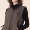 Muffle Vest in Umber Wash