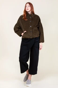 Nightliner in Dark Olive Corduroy