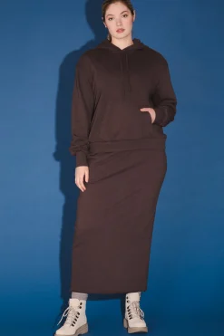 Organic Fleece Sweatshirt in Felt
