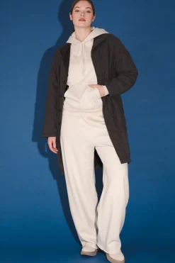 Organic Fleece Sweatshirt in Oyster