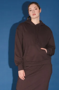 Organic Fleece Sweatshirt in Felt