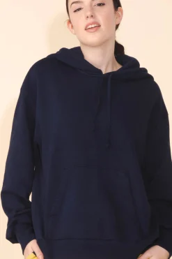 Organic Fleece Sweatshirt in Midnight