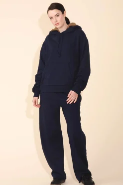 Organic Fleece Sweatshirt in Midnight